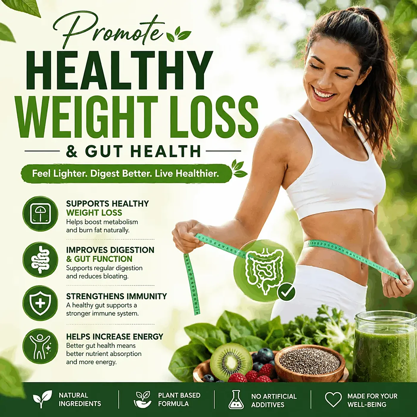 Chocotide promotes healthy weight loss and gut health with natural plant-based ingredients